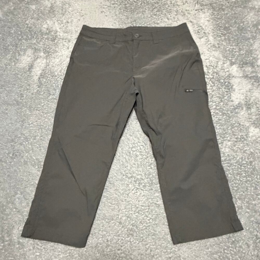 Eddie Bauer Pants Capri Women’s 10 (32x20) Gray Nylon Hiking Performance Gorp